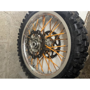 roue arrière ktm 125/250/450 sx/exc 2000 2012