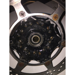 moyeu roue avant 125/250 1985 1988