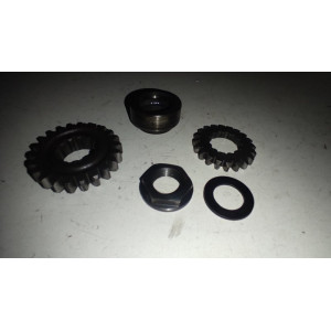 pignon de vilebrequin/pompe à eau yz 250 1988 1997