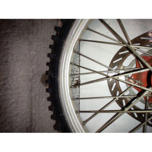 roue avant ktm 125 mx 1990 1991