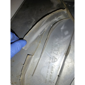 cache latéral gauche ktm 250 exc 1998